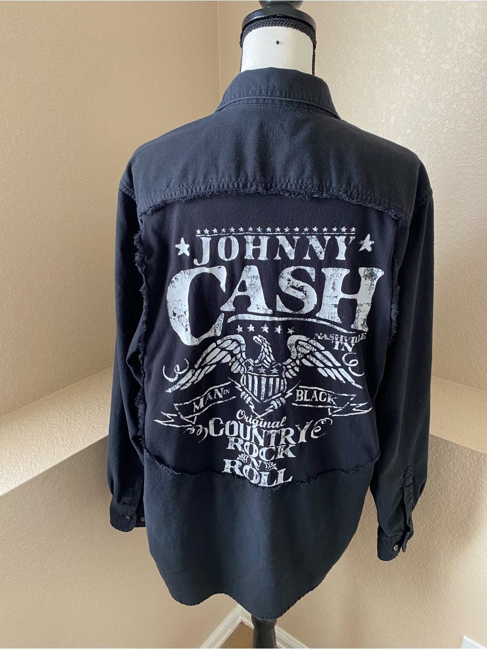 Reworked Johnny Cash Button Up